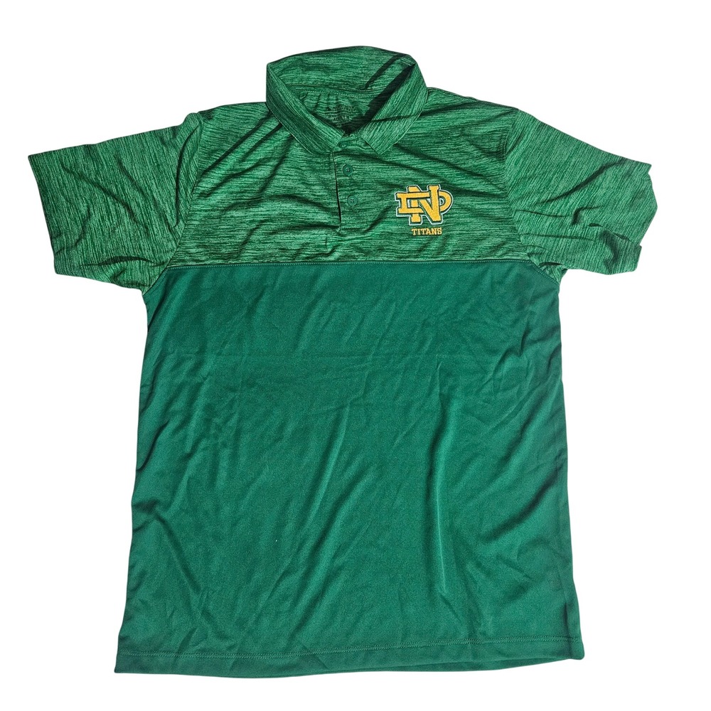 NWT Augusta Sportswear Mens Medium  NP Titans Shadow Tonal Heather Polo Green